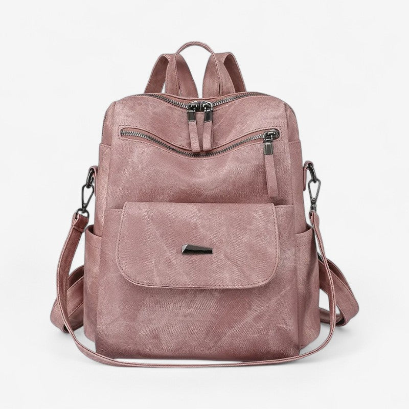 NovaPack – Ryggsekk med Flere Glidelåslommer og Justerbare Stropper