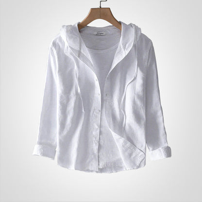 Mira - Skjorte med hette og avslappet passform for en hverdag