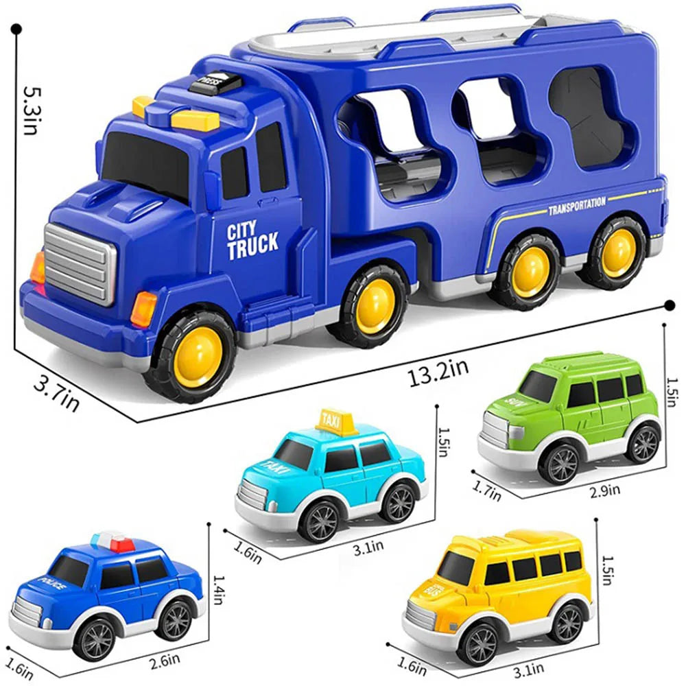MagicDrive - Magic Car City Lastebil Med Lys Og Musikk