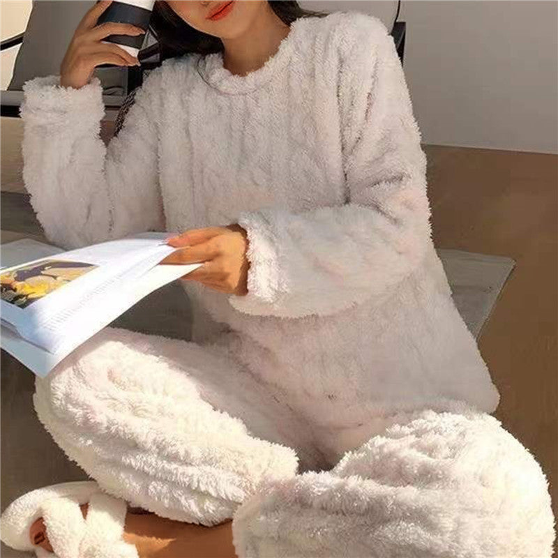Amelie - Varm Fleece Pyjamas Sett for Maksimal Komfort