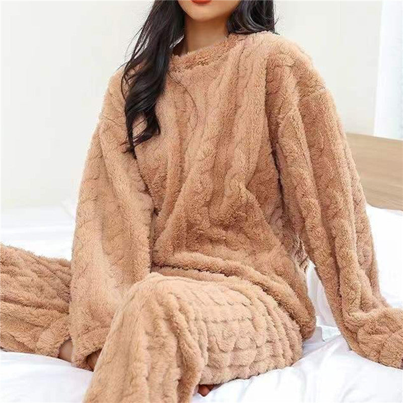 Amelie - Varm Fleece Pyjamas Sett for Maksimal Komfort
