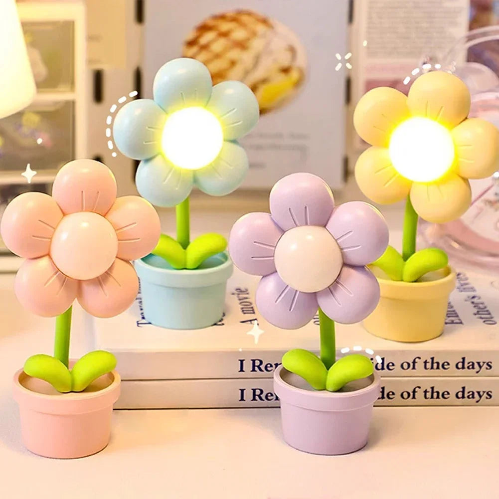 BlossiGlow - Blomsterformet bordlampe for en koselig atmosfære