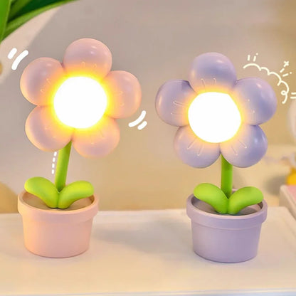 BlossiGlow - Blomsterformet bordlampe for en koselig atmosfære