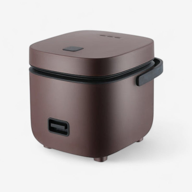 QuickCooker – Mini riskoker med knappkontroller og håndtak