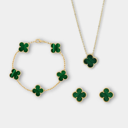 Charmify - Luksus smykkesett med halskjede, armbånd og øredobber