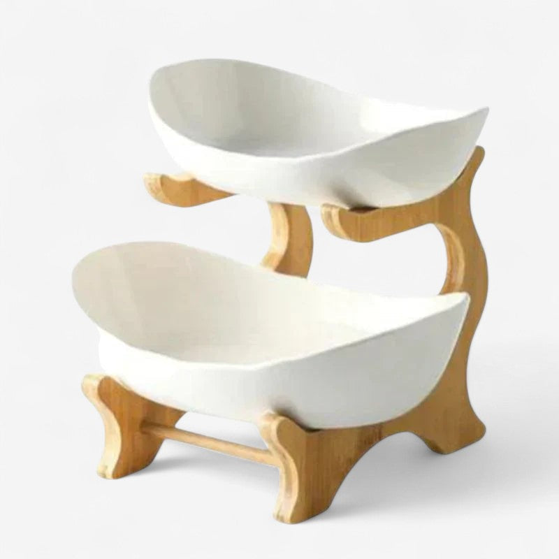 FruitStack – Moderne Fruktbolle med Avtakbare Multi-Nivå Skuffer