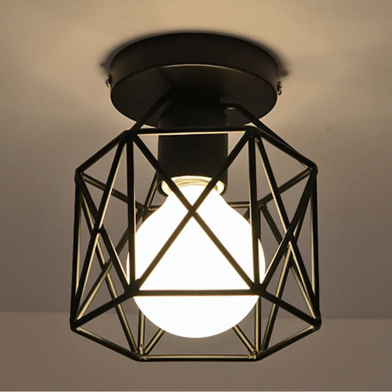 LumiGrid – Moderne Geometrisk Taklampe med åpen Struktur