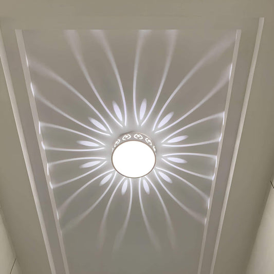 LumaGlow – Moderne LED taklampe med dekorativ lysprojeksjon