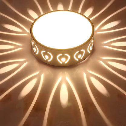 LumaGlow – Moderne LED taklampe med dekorativ lysprojeksjon