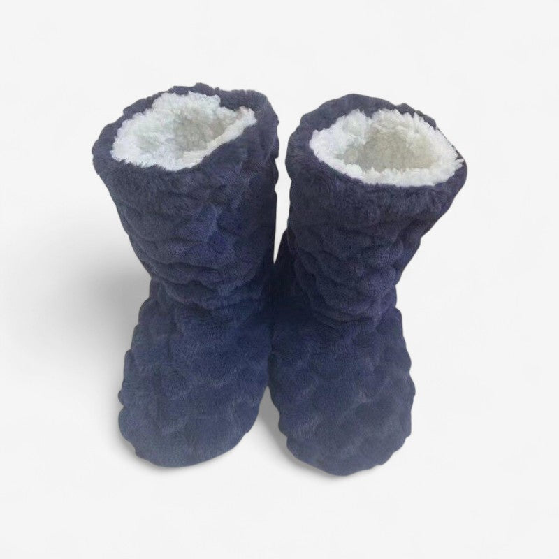 ComfyStep - Slip On Høye Tøfler med Rund Tå