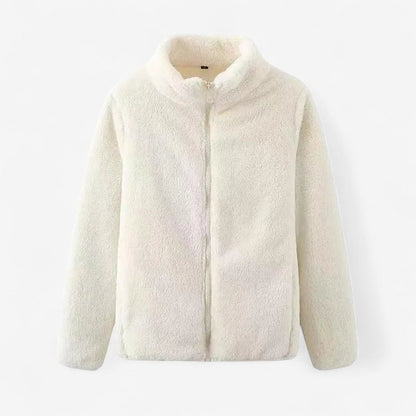 Kimberly – Vendbar Jakke med Glidelås og Ståkrage