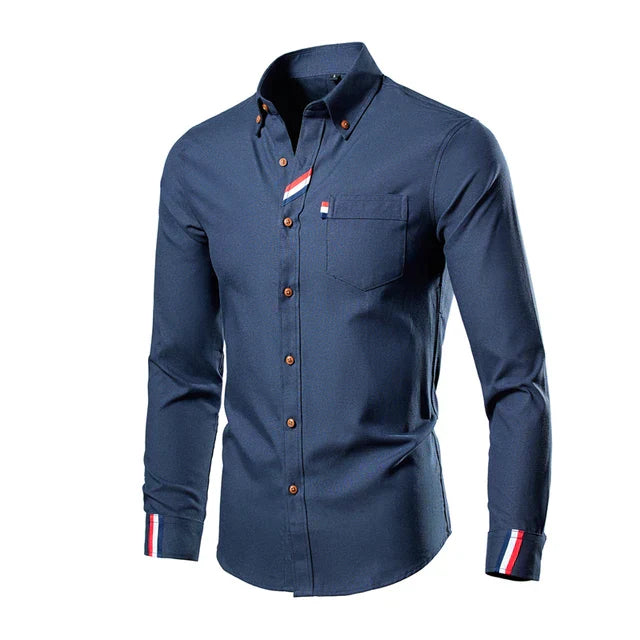 Waldo - Slim fit-skjorte med stilige detaljer