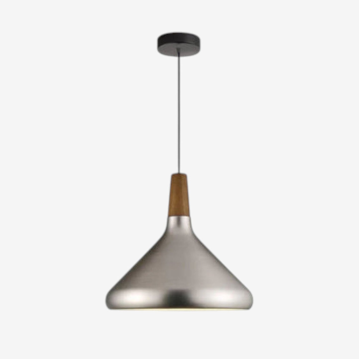 CylinLite – Pendellampe med Jern og Trestoff