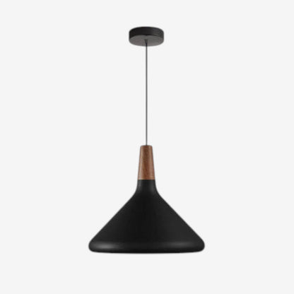 CylinLite – Pendellampe med Jern og Trestoff