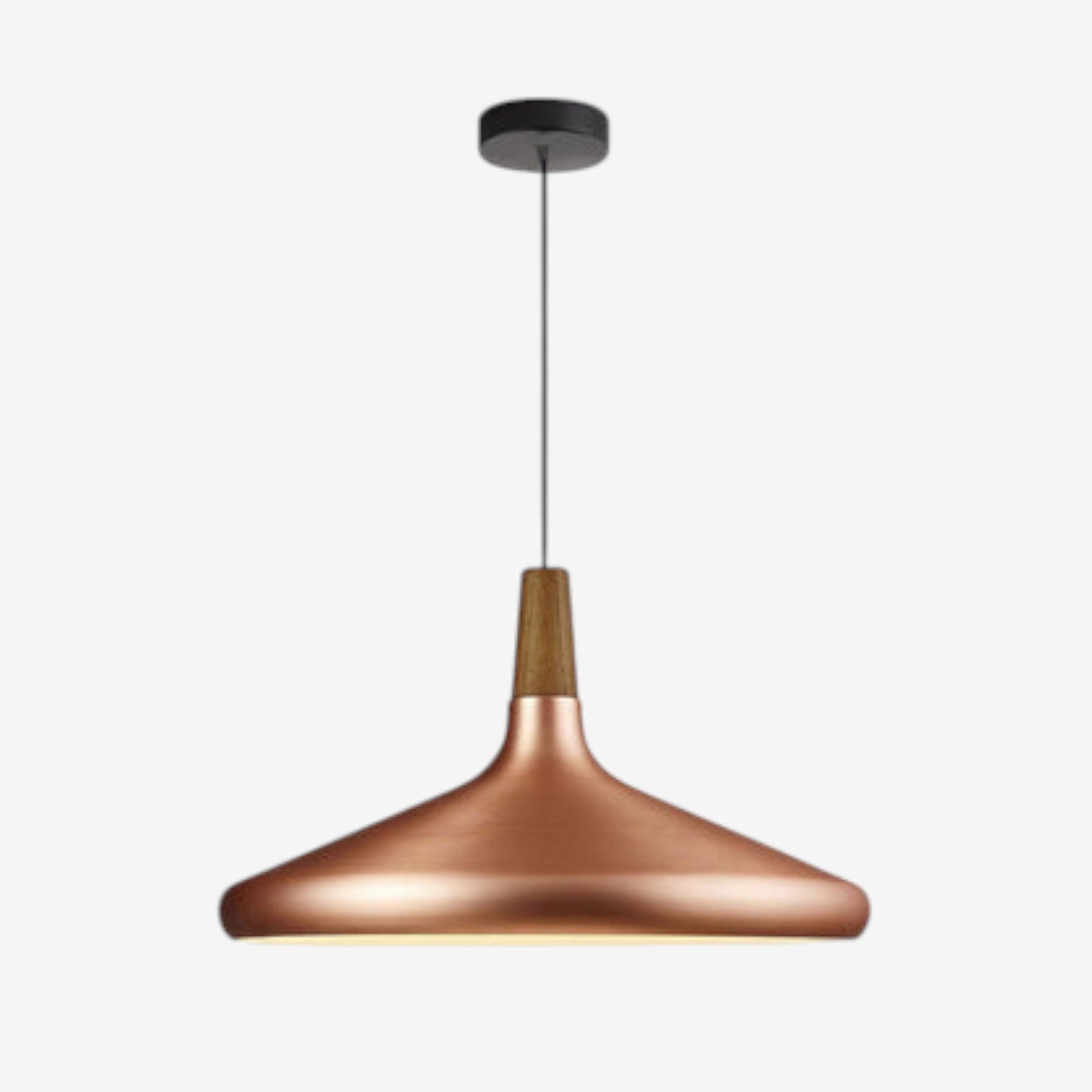 CylinLite – Pendellampe med Jern og Trestoff