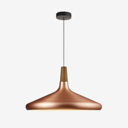 CylinLite – Pendellampe med Jern og Trestoff