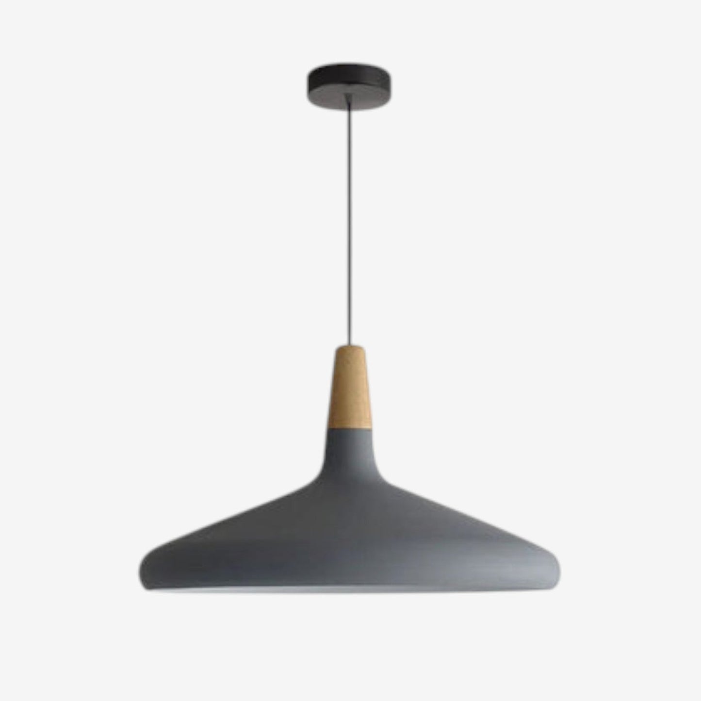 CylinLite – Pendellampe med Jern og Trestoff