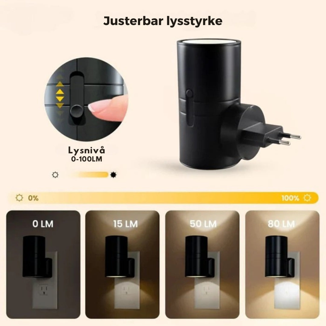 LumaSense – Moderne vegglampe med justerbar lysstyrke og smart sensor