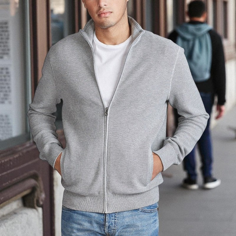 Sindre – Hel Glidelås Jakke med Lange Ermer og Lommer