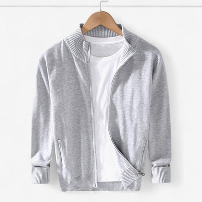 Sindre – Hel Glidelås Jakke med Lange Ermer og Lommer