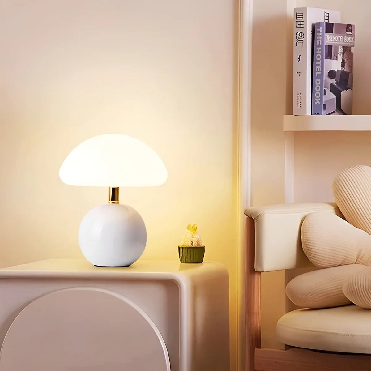 ShroomLuxe - Koselig sopplampe for nattbord