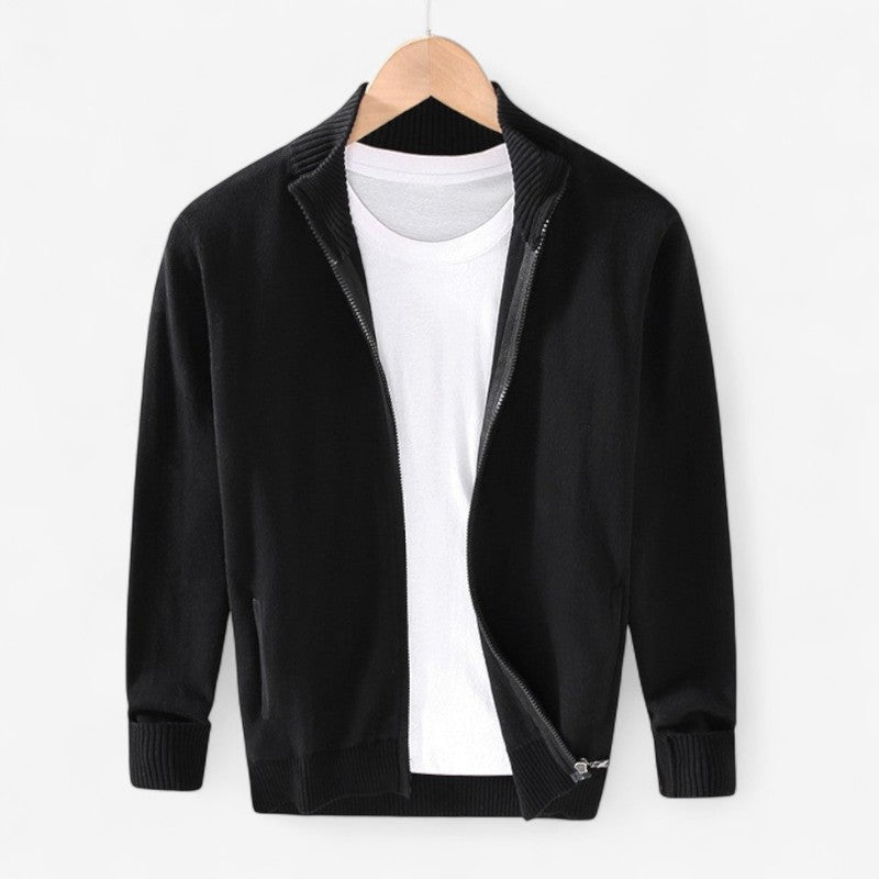 Sindre – Hel Glidelås Jakke med Lange Ermer og Lommer