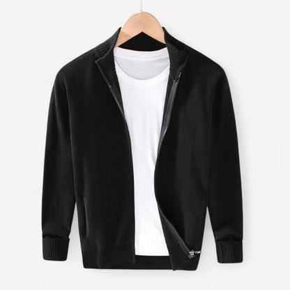 Sindre – Hel Glidelås Jakke med Lange Ermer og Lommer