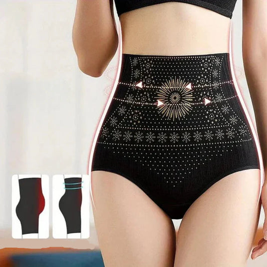 Luna - Shapewear med høy midje med kompresjonspaneler og stilige mønstre