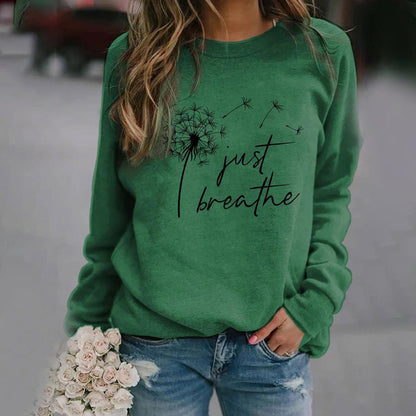 Lily – Trendy sweatshirt med lange ermer og rund hals