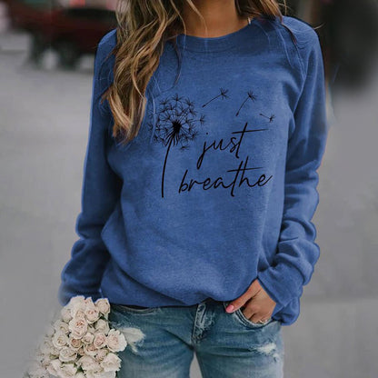 Lily – Trendy sweatshirt med lange ermer og rund hals