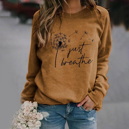 Lily – Trendy sweatshirt med lange ermer og rund hals
