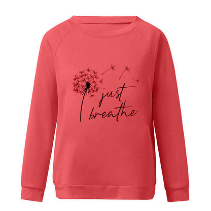 Lily – Trendy sweatshirt med lange ermer og rund hals