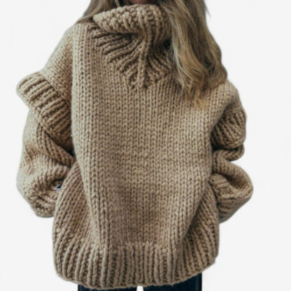 Thea – Oversized Genser med Lange Ermer