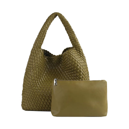 Laura - Stilig håndvevd skulderveske med romslig design