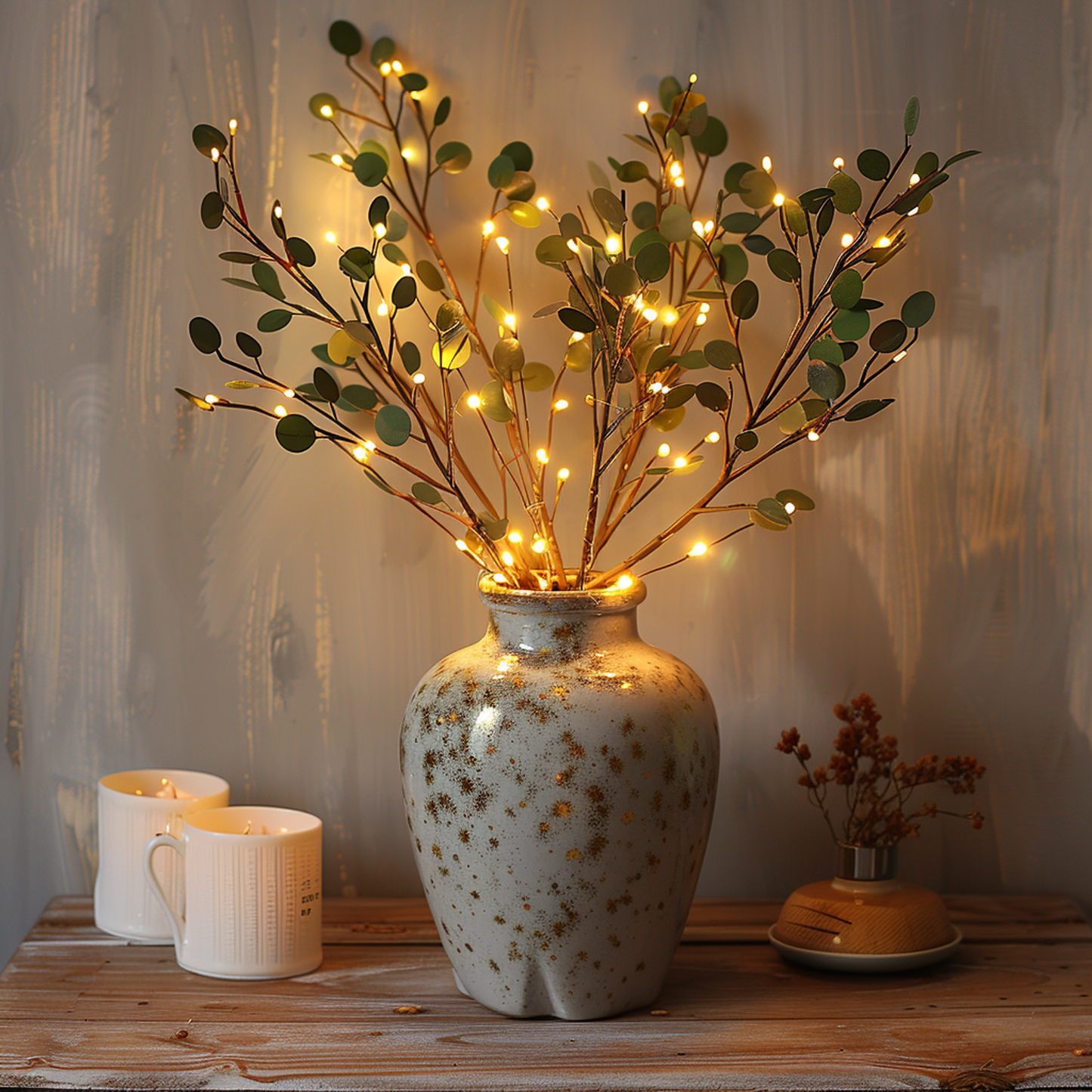 GlowVista - Elegante olivengrenlamper for ethvert interiør
