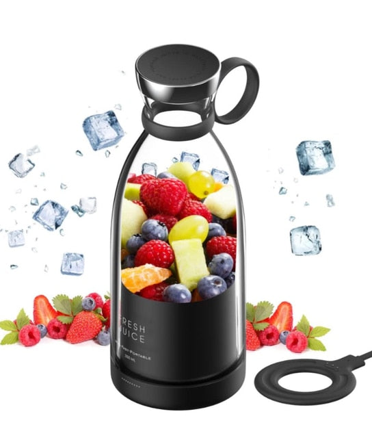 BlendPro - Bærbar Elektrisk Smoothie Blender med Fire Blader