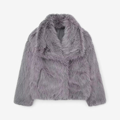 Alette – Kort Jakke med Lange Ermer og Lommepynt