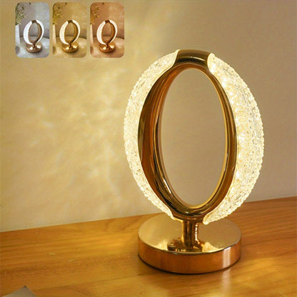 StarGlow - Oppladbar bordlampe i krystall med justerbare lysmoduser