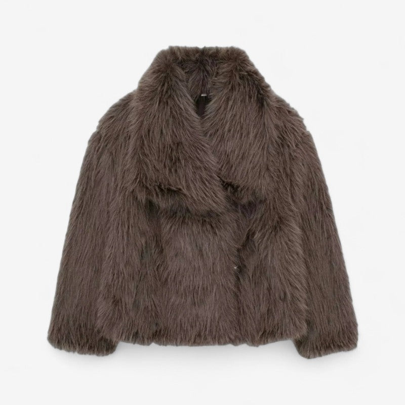 Alette – Kort Jakke med Lange Ermer og Lommepynt