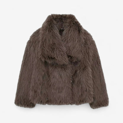 Alette – Kort Jakke med Lange Ermer og Lommepynt