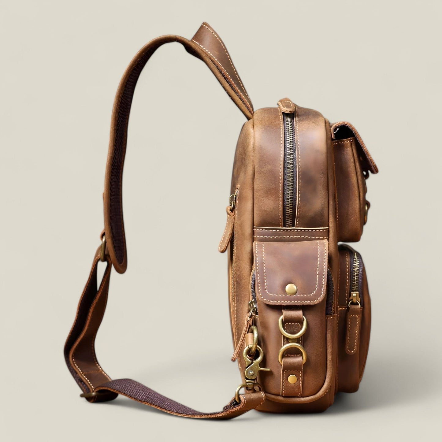 Ely - Elegant Vintage-Inspired Skulderveske Dame-2