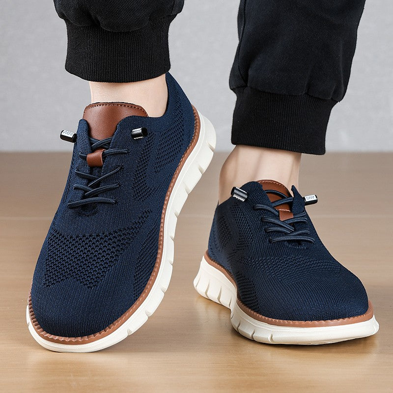 Magnus – Snøresneakers med rund tå og pustende design