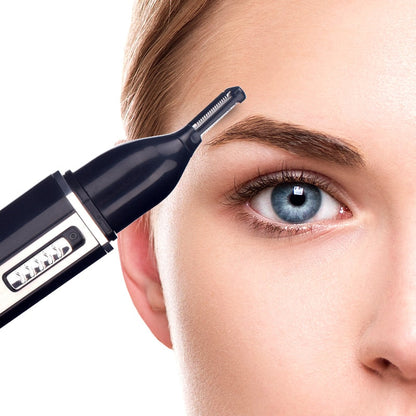 TrimEase - Bærbar øre- og nesehårtrimmer med oppladbart USB-batteri