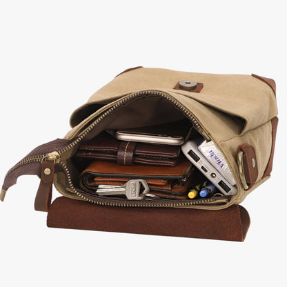 GripHold – Kompakt skulderveske med retroform og justerbar stropp