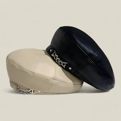 Riley - Stilig malerinspirert barett med komfortabelt, isolert fôr