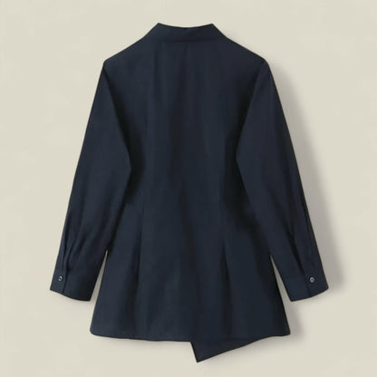 Aria - Kombinasjon av knappskjorte og bukser med vide ben