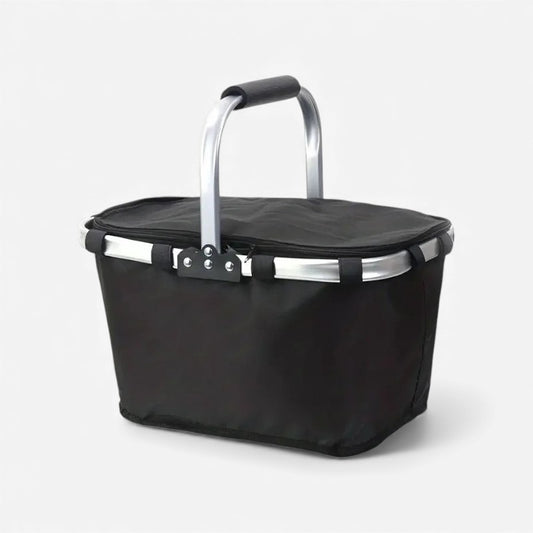 PicniGo – Sammenleggbar Isolert Piknikkurv med 3-i-1 Håndtak