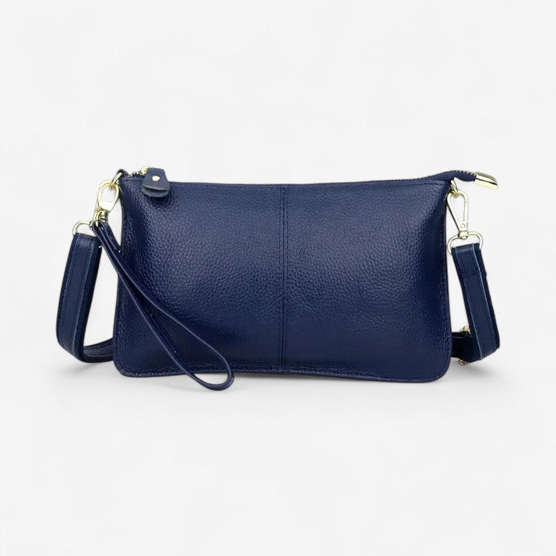 Ashley – Håndveske med spennestrå og glidelåslommer