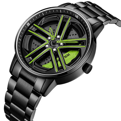 SpinTime - Spinnhjulsklokke med 3D-rotasjon i hul form