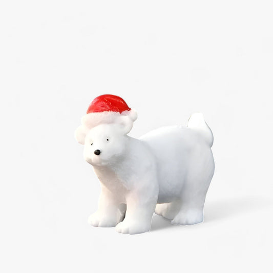 SnowPaws - Juledekorasjon miniatyr isbjørnfigurer